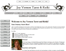 Tablet Screenshot of joyvernon.com